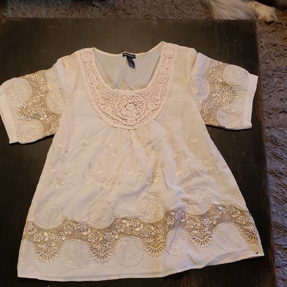 Creamy, dreamy blouse NWOT